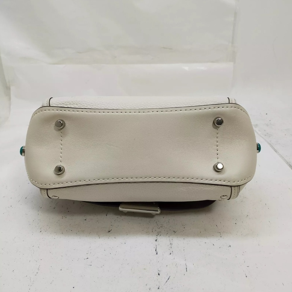 Coach Drifter Handbag with Shoulder Strap White Genuine Leather - Picture 5 of 9